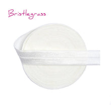 Load image into Gallery viewer, BRISTLEGRASS 5 Yard 5/8" 15mm Solid Color Shiny FOE Fold Over Elastic Bands Hair Bands Headband Dress Lace Trim DIY Sewing Craft